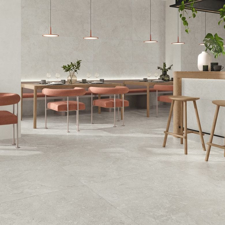 Carrelage sol effet pierre Zadar beige 100100 cm