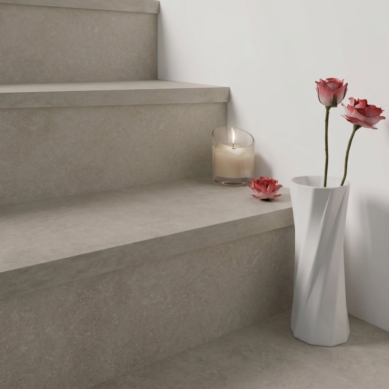 Carrelage sol effet pierre Accro sable 60x120 cm