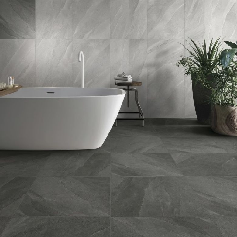 Carrelage sol effet pierre Rock Crono 60x120 cm