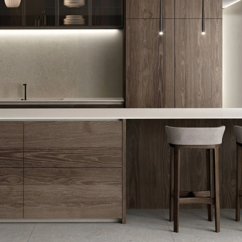 Carrelage sol effet pierre naturelle Turin sable 60x60 cm