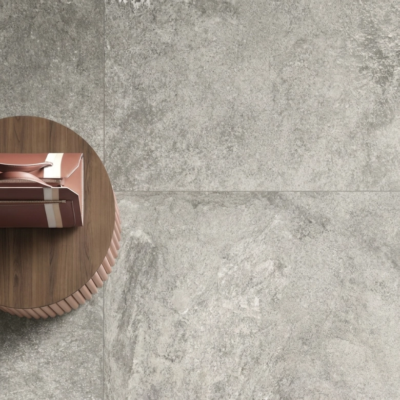 Carrelage sol effet pierre Valca gris 30x60 cm