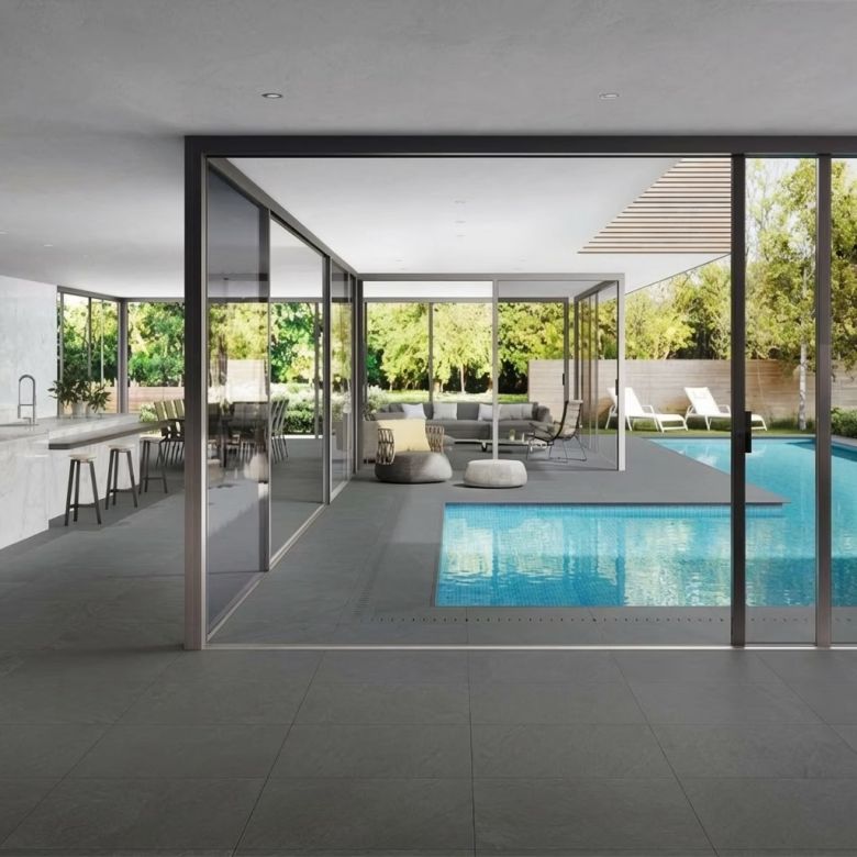 Carrelage sol effet pierre Roma grigio 30x60 cm