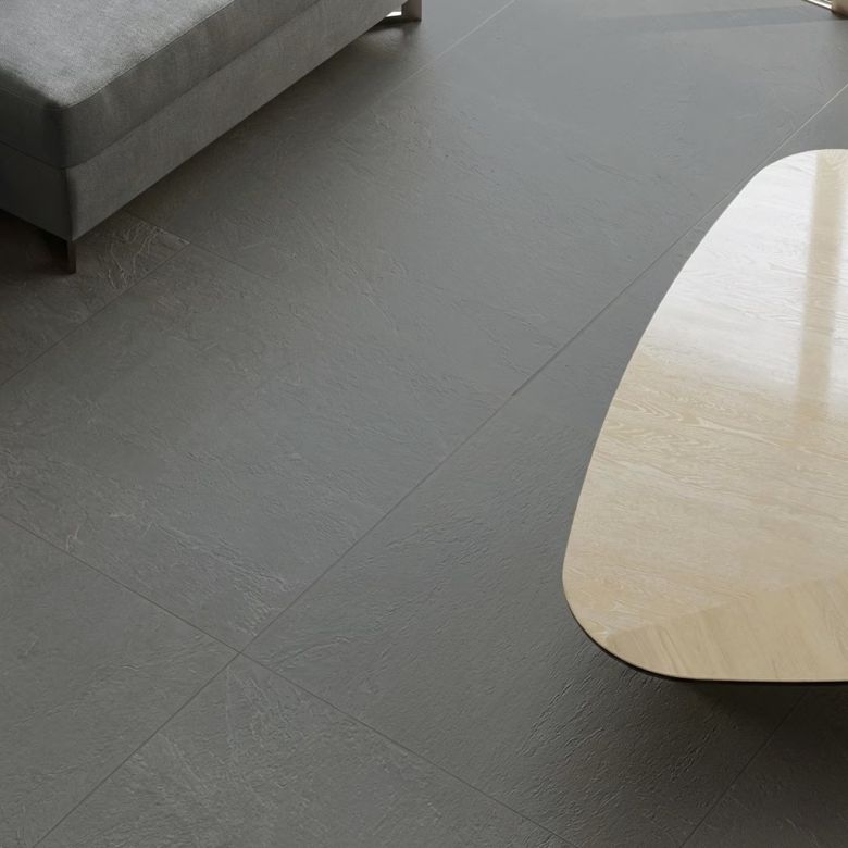 Carrelage sol effet pierre Roma grigio 60x120 cm