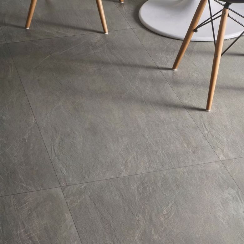 Carrelage sol effet pierre Roma taupe 60x120 cm