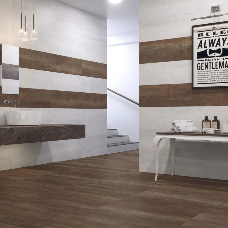 Carrelage sol effet métal Ossidato oxide 60x60 cm