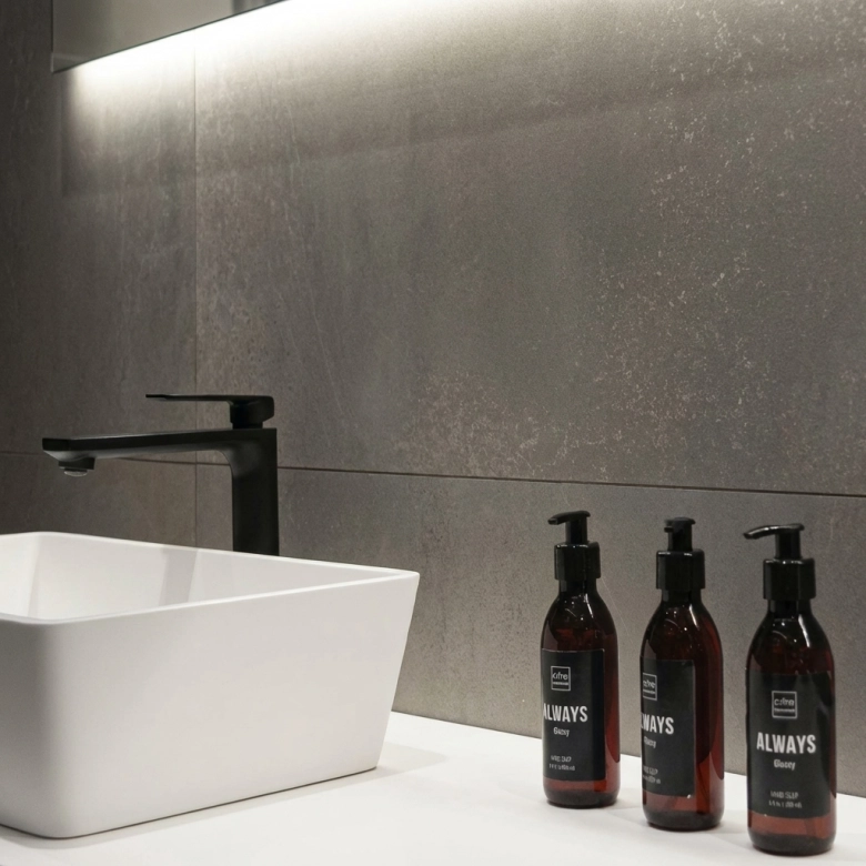 Carrelage sol effet métal Connors silver 60x120 cm