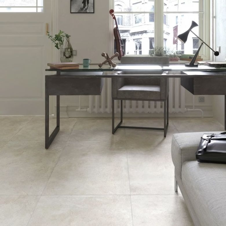 Carrelage sol effet métal Iron chalk 60120 cm