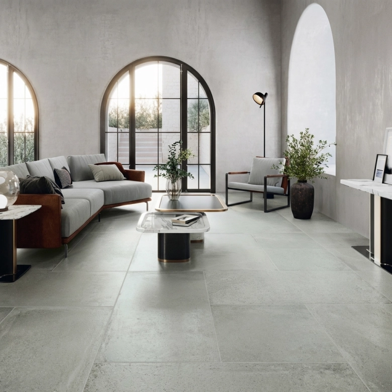 Carrelage sol Teguise gris 60x60 cm