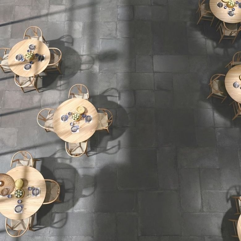 Carrelage sol Teguise graphite 120x120 cm