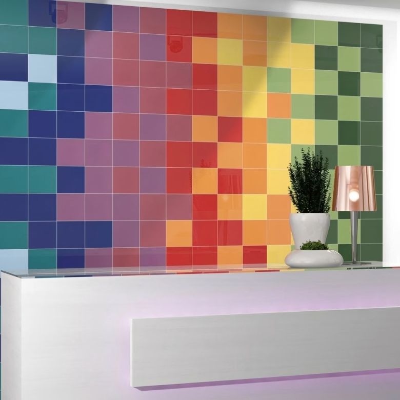 Carrelage mur Sunshine brillant Violet20x20 cm