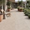 Carrelage sol extérieur moderne Allure beige R11 60120 cm