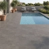 Carrelage sol extérieur moderne Allure grafito R11 59,2*59,2 cm