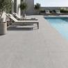 Carrelage sol extérieur moderne Concretum perle R11 90x90 cm