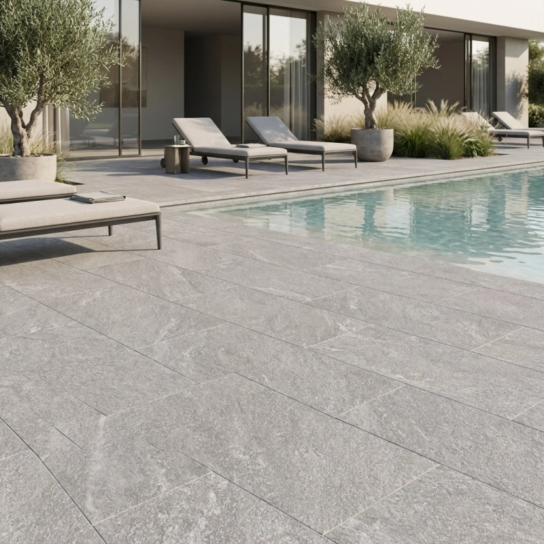 Dalle extérieur Zagori 2.0 gris foncé R11 60x120 cm