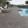 Carrelage sol extérieur moderne Tech cenere R11 60x60 cm