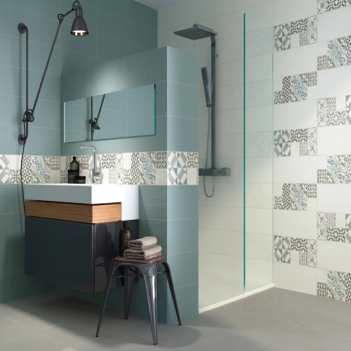 Carrelage mur Colours White...