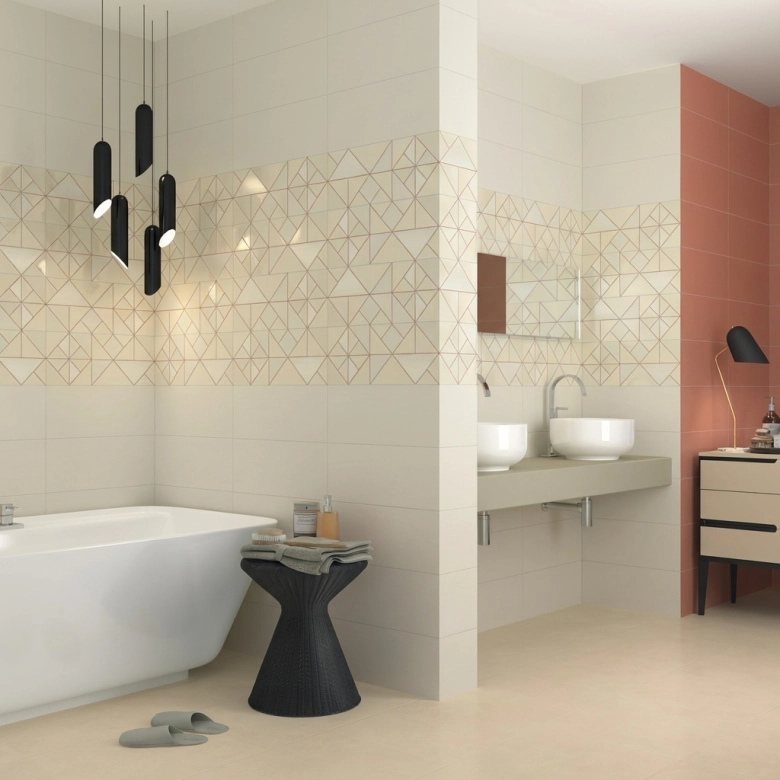 Carrelage mur Colours Cream 20x50 cm