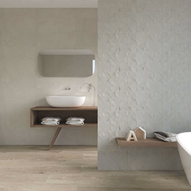 Carrelage mur Viena decor don perla 30x90 cm