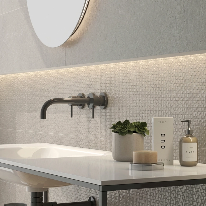 Carrelage mur Refinado piano dark 30x90 cm