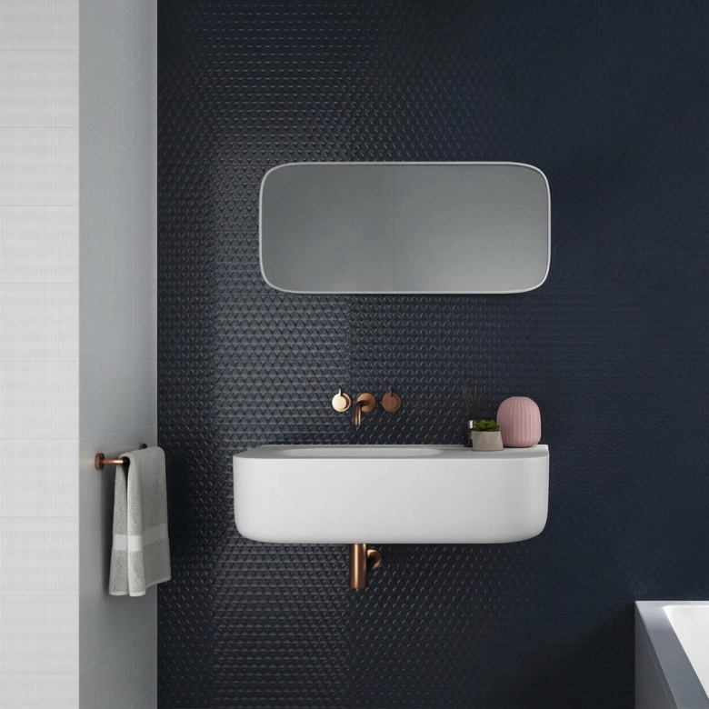 Carrelage mur Tortuga velvet azul 20x60 cm