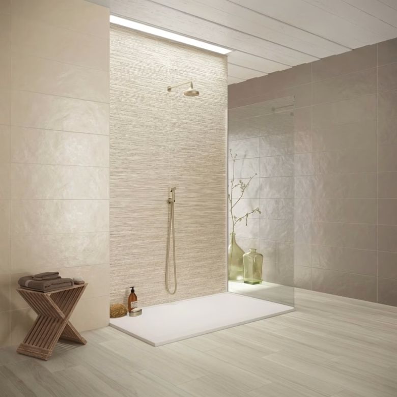 Carrelage mur Colors lineal taupe 25x75 cm