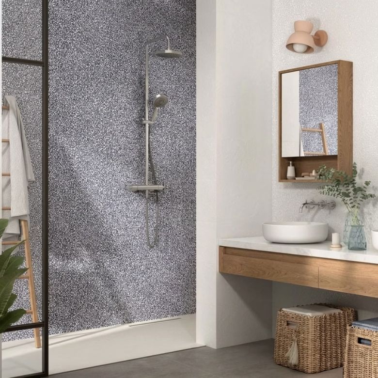 Carrelage mur Kenya Décor banus azul 25x75 cm