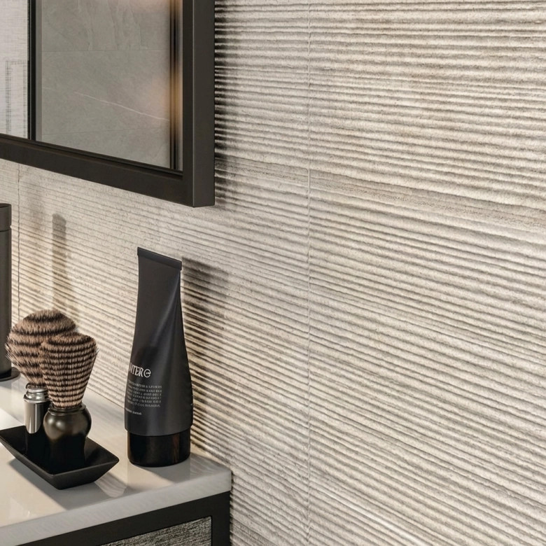 Carrelage sol et mur Onyx groove sand 60*120 cm