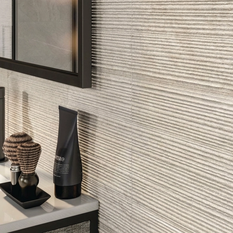 Carrelage sol et mur Onyx groove sand 60*120 cm