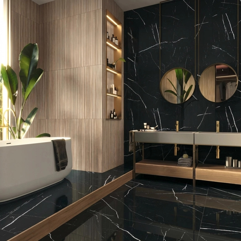 Carrelage mur Décor Bois Dinizia chêne 30x90 cm