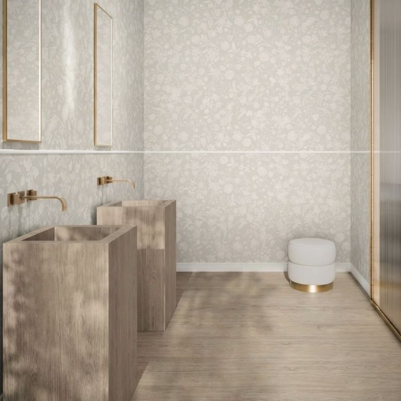 Frise Boiserie zocalo blanc 10x60 cm