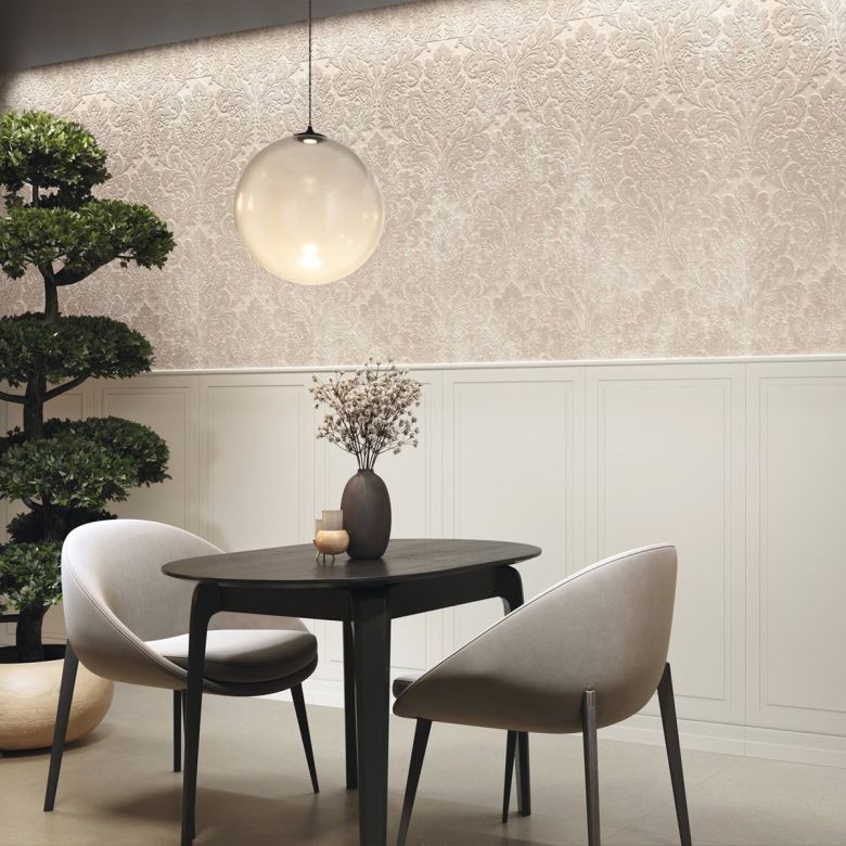 Frise Boiserie zocalo beige 10x60 cm