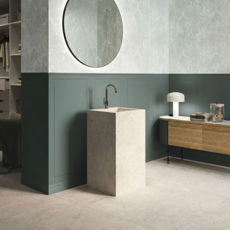 Frise Boiserie zocalo vert 10x60 cm