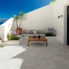 Carrelage sol extérieur classique Milano gris R11 33,3x33,3 cm