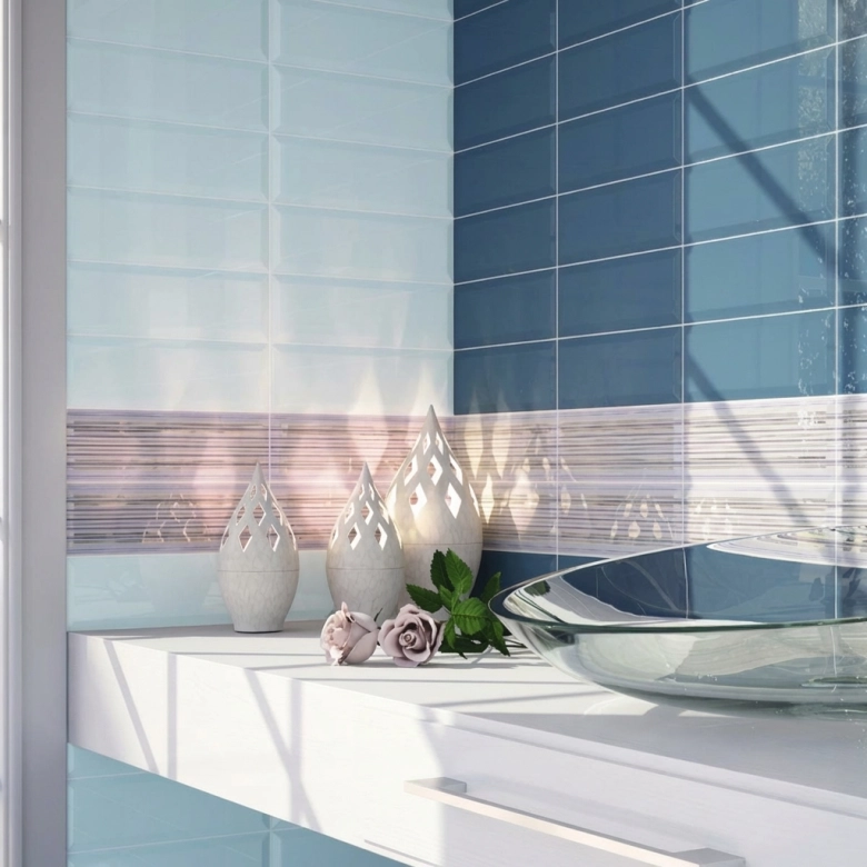 Carrelage Métro luna Colors 10x30 cm biseauté