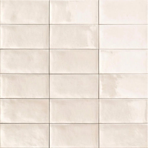 Carrelage mur Métro Flamingo bianco 10x20 cm