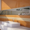 Carrelage mur Métro Colors naranja 10x30 cm biseauté