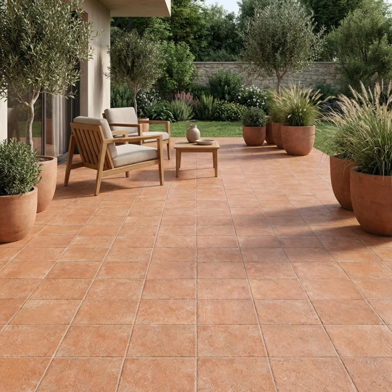 Carrelage sol extérieur Gallone cotto 30x30 cm