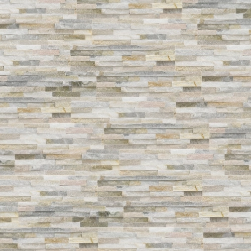 Parement pierre naturelle Olivier beige 15x60 cm