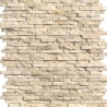 Parement pierre naturelle Wall small bianco 15x45 cm
