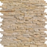 Parement pierre naturelle Wall small beige 15x45 cm
