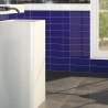 Carrelage mur Métro Colors cobalto 10x30 cm biseauté
