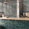 Carrelage mur Brique gris 7x28 cm
