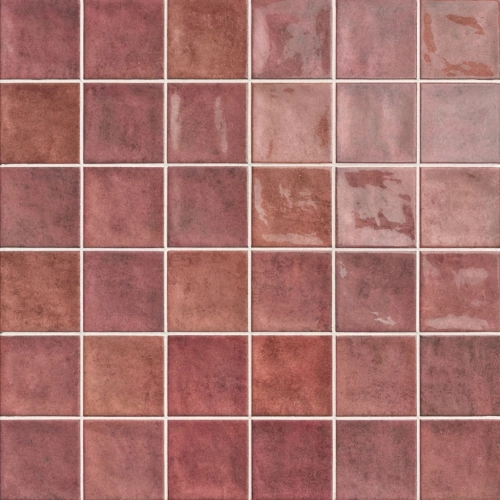 Carrelage mur effet zellige chaouen carmine 10x10 cm