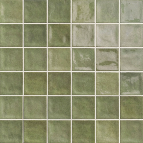 Carrelage mur effet zellige chaouen forest 10x10 cm