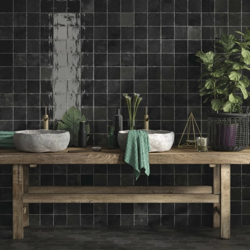 Carrelage mur effet zellige...