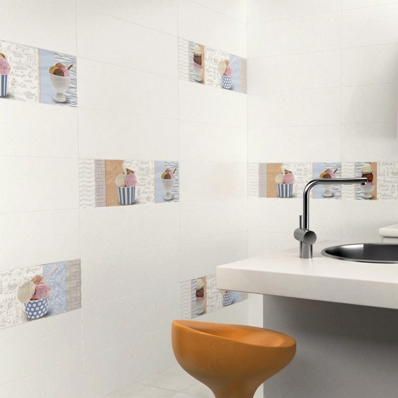 Carrelage mur Blanco mate 20x60 cm