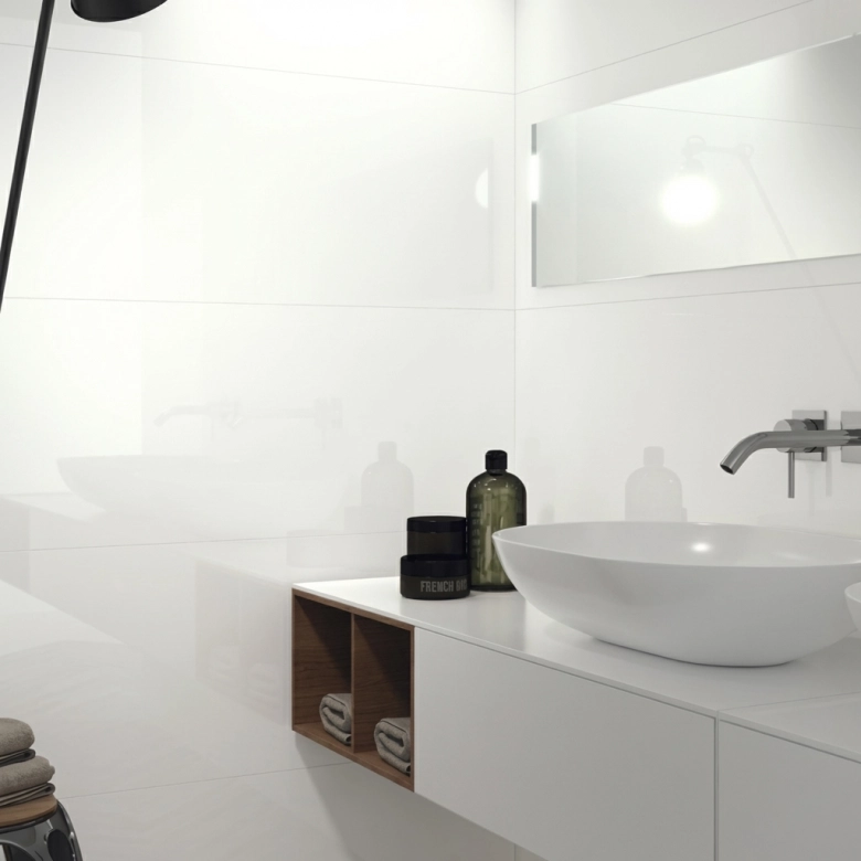 Carrelage mur Blanco brillo 40x120 cm