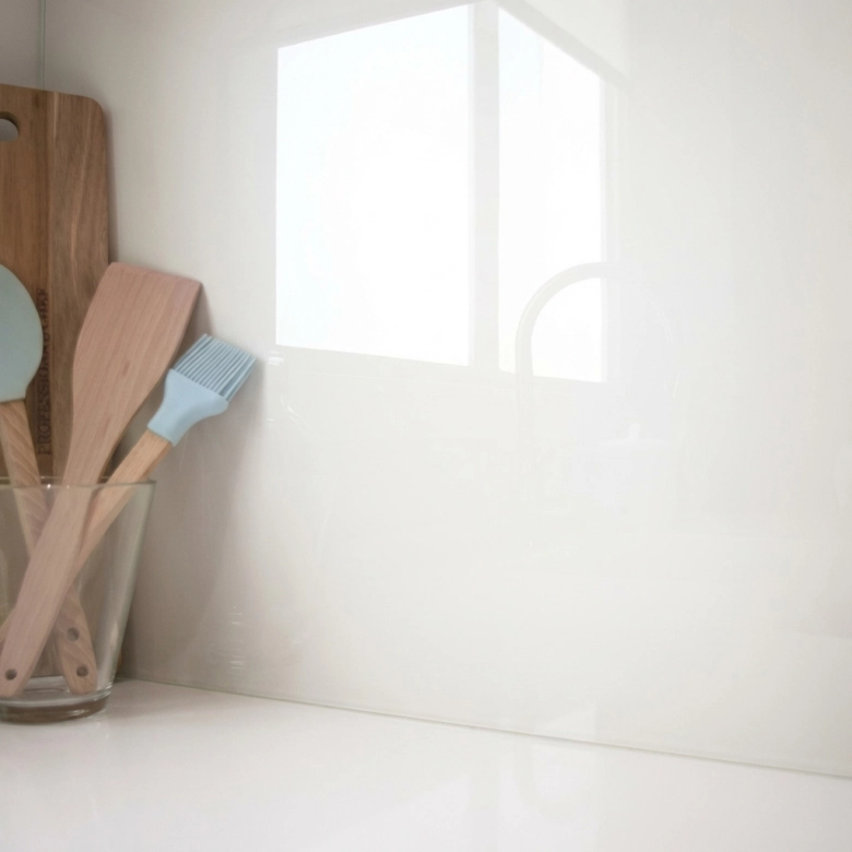 Carrelage mur Polar white brillant 30x90 cm