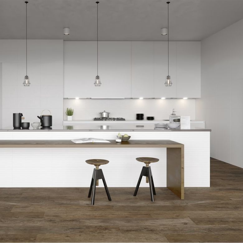 Carrelage mur Laponie Blanc mat rectifié 30x60 cm