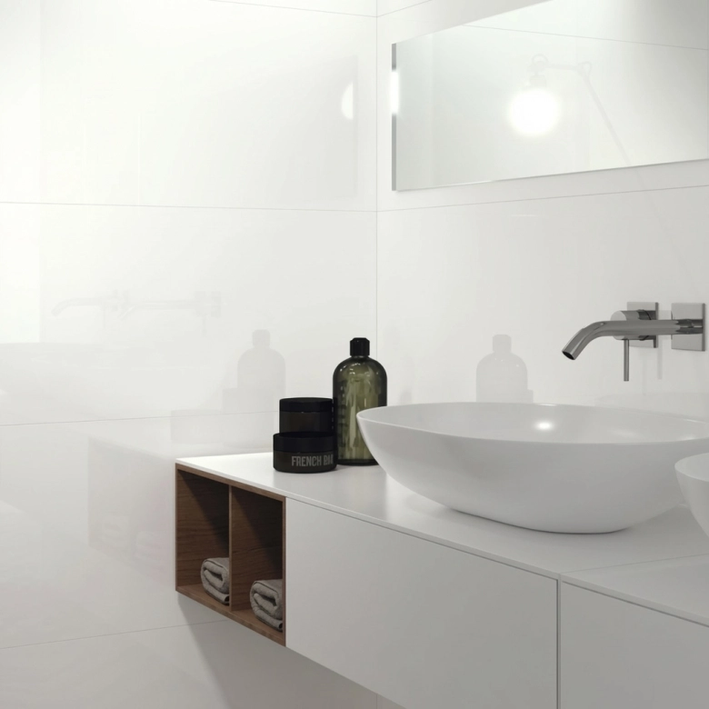 Carrelage mur Alaska Oh la la white 40x120 cm